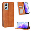 For Blackview A52 / A52 Pro Magnetic Buckle Retro Texture Leather Phone Case(Brown) - More Brand by PMC TechLife | Online Shopping South Africa | PMC TechLife