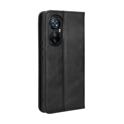 For Blackview A200 Pro Magnetic Buckle Retro Texture Leather Phone Case(Black) - free shipping - PMC Jewellery - Order now!