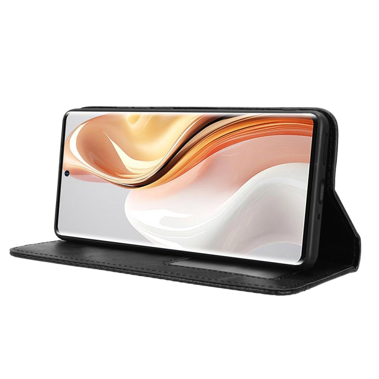 For Ulefone Note 17 Pro Magnetic Buckle Retro Texture Leather Phone Case(Black) - free shipping - PMC Jewellery - Order now!