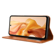 For Ulefone Note 18 Ultra Magnetic Buckle Retro Texture Leather Phone Case(Brown)
