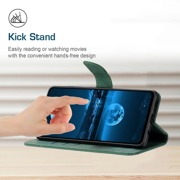 For Google Pixel 9 Pro Stitching Embossed Leather Phone Case(Green) - Google Cases by PMC TechLife | Online Shopping South Africa | PMC TechLife | Buy Now Pay Later Mobicred