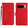 For Google Pixel 9 Stitching Embossed Leather Phone Case(Red) - Google Cases by PMC TechLife | Online Shopping South Africa | PMC TechLife | Buy Now Pay Later Mobicred