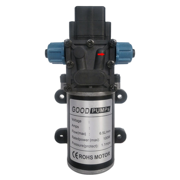 DC24V 100W Reflux Double Thread Positive Pump Diaphragm 8L Atomizing Spray Water Pump for Car Washing / Irrigation