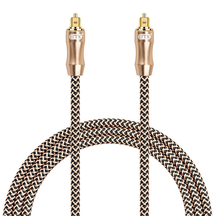2m EMK OD6.0mm Gold-plated TV Digital Audio Optical Fiber Connecting Cable - Audio Optical Cables by EMK | Online Shopping South Africa | PMC TechLife | Buy Now Pay Later Mobicred
