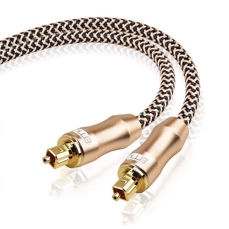 20m EMK OD6.0mm Gold-plated TV Digital Audio Optical Fiber Connecting Cable