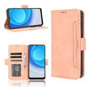 For Blackview A53 / A53 Pro Skin Feel Calf Texture Card Slots Leather Phone Case(Pink)