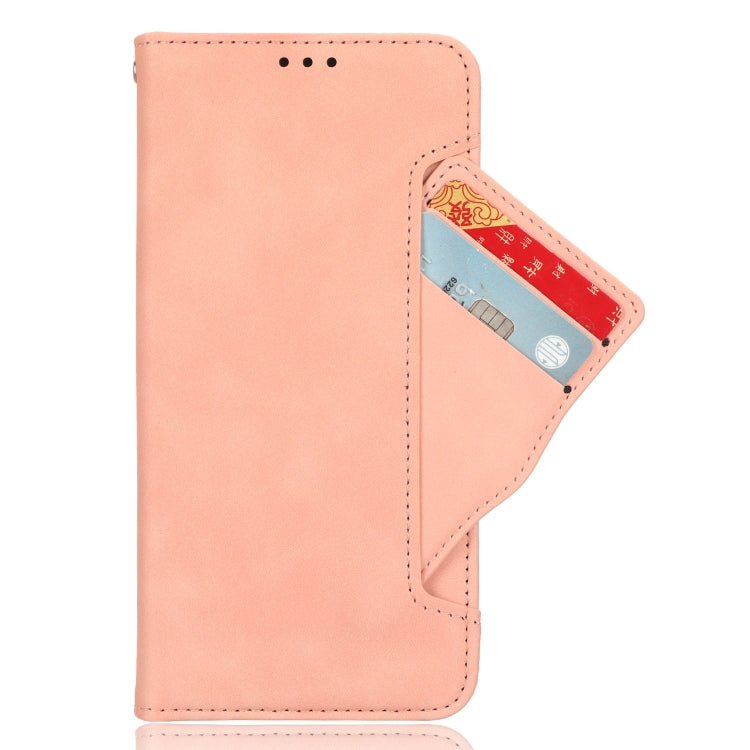 For Blackview A53 / A53 Pro Skin Feel Calf Texture Card Slots Leather Phone Case(Pink) - More Brand by PMC TechLife | Online Shopping South Africa | PMC TechLife