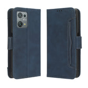 For Blackview Oscal C30 / C30 Pro Skin Feel Calf Texture Card Slots Leather Phone Case(Blue)