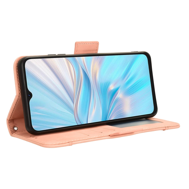 For Blackview Oscal C70 Skin Feel Calf Texture Card Slots Leather Phone Case(Pink) - More Brand by PMC TechLife | Online Shopping South Africa | PMC TechLife
