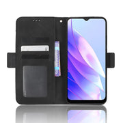 For Blackview A52 / A52 Pro Skin Feel Calf Texture Card Slots Leather Phone Case(Black)