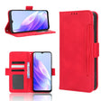 For Blackview A52 / A52 Pro Skin Feel Calf Texture Card Slots Leather Phone Case(Red) - More Brand by PMC TechLife | Online Shopping South Africa | PMC TechLife