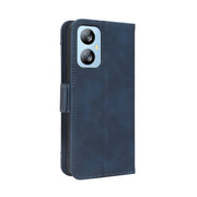For Blackview A52 / A52 Pro Skin Feel Calf Texture Card Slots Leather Phone Case(Blue)