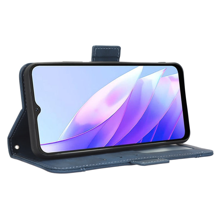 For Blackview A52 / A52 Pro Skin Feel Calf Texture Card Slots Leather Phone Case(Blue) - free shipping - PMC TechLife - Order now!