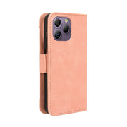For Blackview A96 Skin Feel Calf Texture Card Slots Leather Phone Case(Pink)