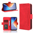 For Blackview A96 Skin Feel Calf Texture Card Slots Leather Phone Case(Red) - More Brand by PMC TechLife | Online Shopping South Africa | PMC TechLife