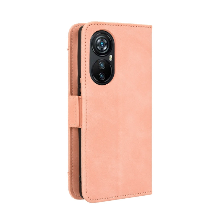 For Blackview A200 Pro Skin Feel Calf Texture Card Slots Leather Phone Case(Pink) - More Brand by PMC TechLife | Online Shopping South Africa | PMC TechLife