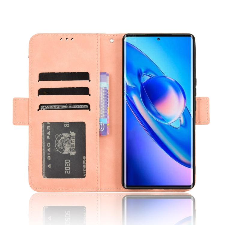 For Blackview A200 Pro Skin Feel Calf Texture Card Slots Leather Phone Case(Pink) - More Brand by PMC TechLife | Online Shopping South Africa | PMC TechLife
