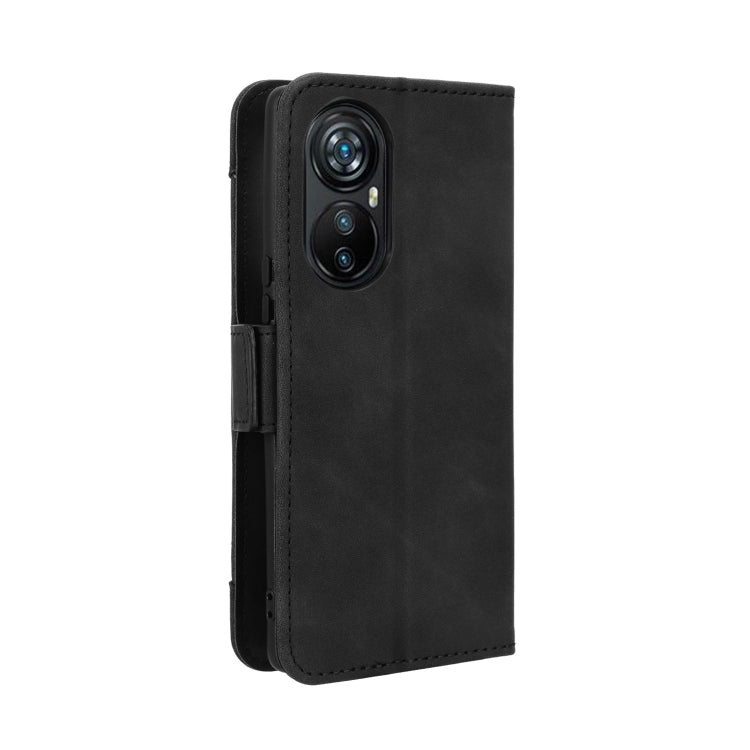 For Blackview A200 Pro Skin Feel Calf Texture Card Slots Leather Phone Case(Black) - More Brand by PMC TechLife | Online Shopping South Africa | PMC TechLife