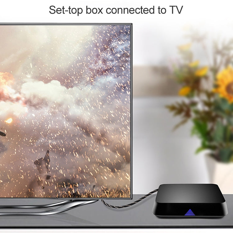 5m EMK OD6.0mm Square Port to Round Port Set-top Box Digital Audio Optical Fiber Connecting Cable