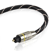 10m EMK OD6.0mm Square Port to Round Port Set-top Box Digital Audio Optical Fiber Connecting Cable