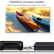 25m EMK OD4.0mm Square Port to Square Port Digital Audio Speaker Optical Fiber Connecting Cable(Black)