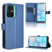For Blackview Oscal C70 Diamond Texture Leather Phone Case(Blue)