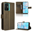 For Blackview Oscal C70 Diamond Texture Leather Phone Case(Brown) - More Brand by PMC TechLife | Online Shopping South Africa | PMC TechLife | Buy Now Pay Later Mobicred