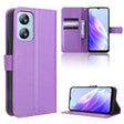 For Blackview A52 / A52 Pro Diamond Texture Leather Phone Case(Purple) - More Brand by PMC TechLife | Online Shopping South Africa | PMC TechLife