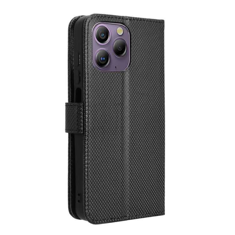 For Blackview A96 Diamond Texture Leather Phone Case(Black) - More Brand by PMC TechLife | Online Shopping South Africa | PMC TechLife