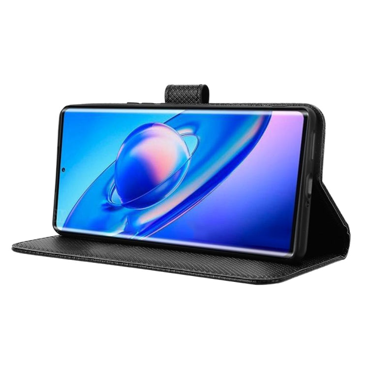 For Blackview A200 Pro Diamond Texture Leather Phone Case(Black) - More Brand by PMC TechLife | Online Shopping South Africa | PMC TechLife