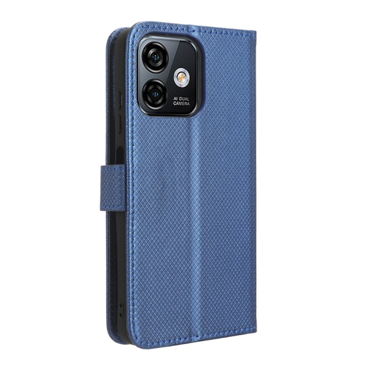 For Ulefone Note 16 Pro Diamond Texture Leather Phone Case(Blue)