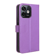 For Ulefone Note 16 Pro Diamond Texture Leather Phone Case(Purple)
