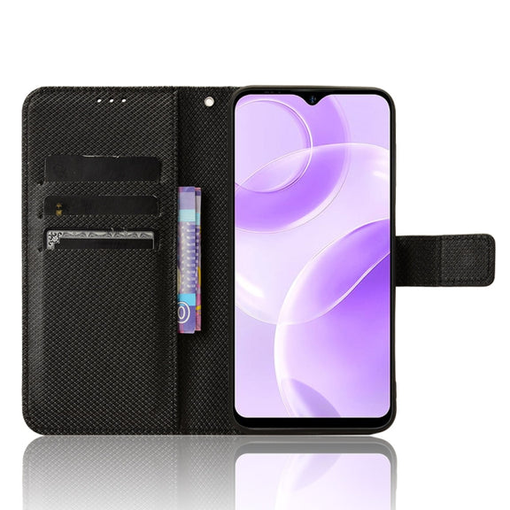 For Ulefone Note 15 Diamond Texture Leather Phone Case(Black)
