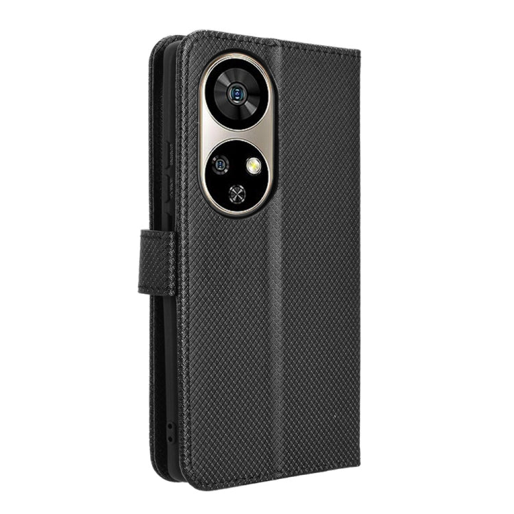 For Ulefone Note 17 Pro Diamond Texture Leather Phone Case(Black)