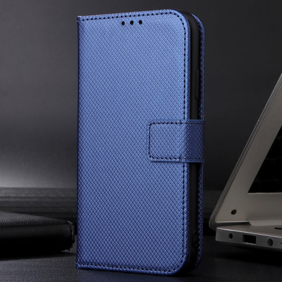 For Ulefone Note 18 Ultra Diamond Texture Leather Phone Case(Blue)