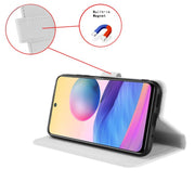 For Ulefone Note 20 Pro Diamond Texture Leather Phone Case(White)