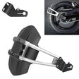Motorcycle Stainless Steel Modified Rear Wheel Fender Dustproof Splash Flaps Mudguards Fender Guard, Style:A Style Foot - Others by PMC TechLife | Online Shopping South Africa | PMC TechLife | Buy Now Pay Later Mobicred