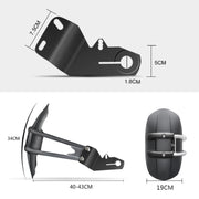 Motorcycle Stainless Steel Modified Rear Wheel Fender Dustproof Splash Flaps Mudguards Fender Guard, Style:A Style Foot