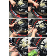 Motorcycle Stainless Steel Modified Rear Wheel Fender Dustproof Splash Flaps Mudguards Fender Guard, Style:A Style Foot