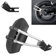 Motorcycle Stainless Steel Modified Rear Wheel Fender Dustproof Splash Flaps Mudguards Fender Guard, Style:C Style Foot - Others by PMC TechLife | Online Shopping South Africa | PMC TechLife | Buy Now Pay Later Mobicred