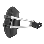 Motorcycle Stainless Steel Modified Rear Wheel Fender Dustproof Splash Flaps Mudguards Fender Guard, Style:D Style Foot