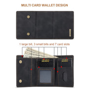 For Sony Xperia 1 VI DG.MING M1 Series 3-Fold Multi Card Wallet + Magnetic Phone Case(Black)