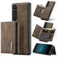 For Sony Xperia 1 VI DG.MING M1 Series 3-Fold Multi Card Wallet + Magnetic Phone Case(Coffee) - Sony Cases by DG.MING | Online Shopping South Africa | PMC TechLife | Buy Now Pay Later Mobicred
