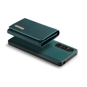 For Sony Xperia 1 VI DG.MING M1 Series 3-Fold Multi Card Wallet + Magnetic Phone Case(Green)