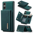 For Sony Xperia 10 VI DG.MING M1 Series 3-Fold Multi Card Wallet + Magnetic Phone Case(Green) - Sony Cases by DG.MING | Online Shopping South Africa | PMC TechLife | Buy Now Pay Later Mobicred