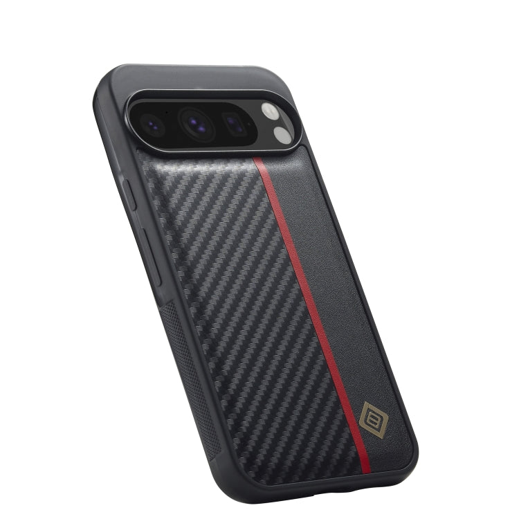 For Google Pixel 9 / 9 Pro LC.IMEEKE 3 in 1 Carbon Fiber Texture Shockproof Phone Case(Black) - free shipping - PMC TechLife - Order now!