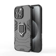 For iPhone 16 Pro Max Shockproof PC + TPU Holder Phone Case(Black) - iPhone 16 Pro Max Cases by PMC TechLife | Online Shopping South Africa | PMC TechLife | Buy Now Pay Later Mobicred