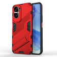 For Honor 90 Lite 5G Global Punk Armor 2 in 1 PC + TPU Phone Case with Holder(Red) - Honor Cases by PMC TechLife | Online Shopping South Africa | PMC TechLife | Buy Now Pay Later Mobicred