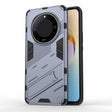 For Honor X50 5G Global / X9B Punk Armor 2 in 1 PC + TPU Phone Case with Holder(Grey) - Honor Cases by PMC TechLife | Online Shopping South Africa | PMC TechLife | Buy Now Pay Later Mobicred