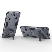 For Honor X50 5G Global / X9B Punk Armor 2 in 1 PC + TPU Phone Case with Holder(Grey)